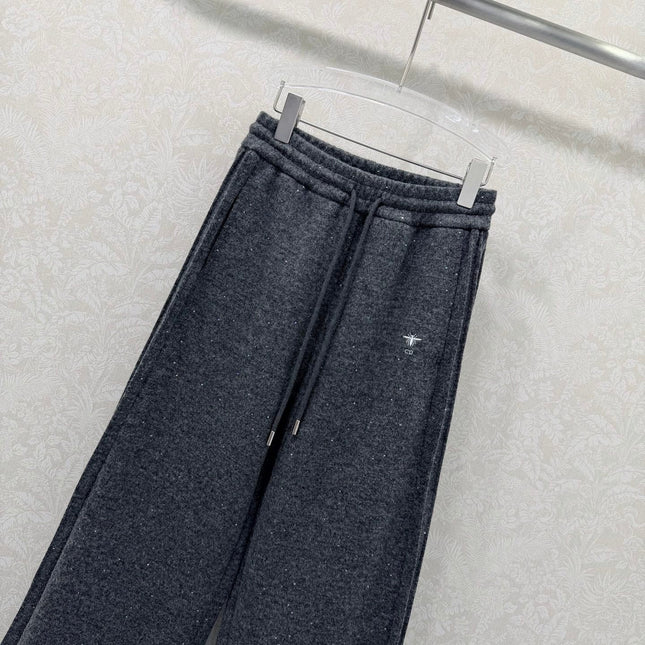 DIOR 25S SEQUIN WIDE-LEG PANTS 644