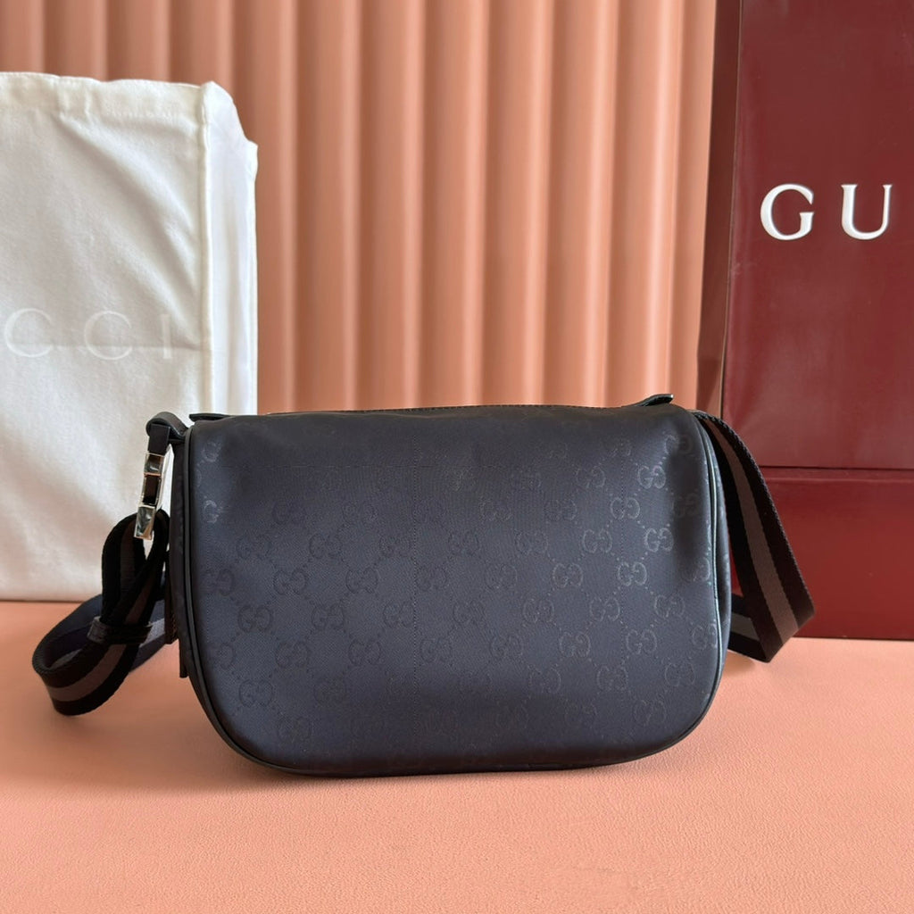 BIKE BAG HIPACK 27 IN BLACK GG FABRIC