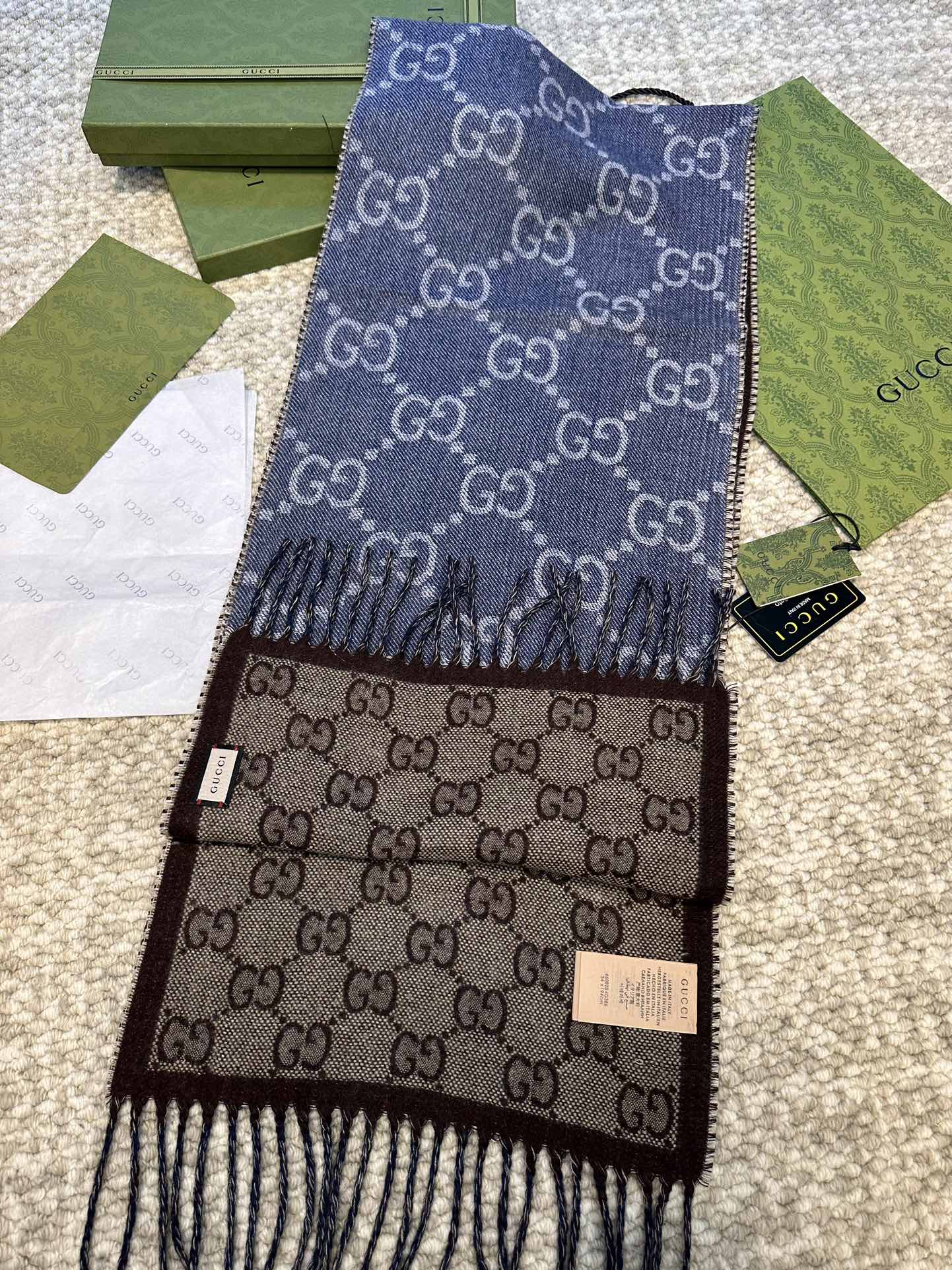 GUCCI 26S SCARF IN CASHMERE 316615