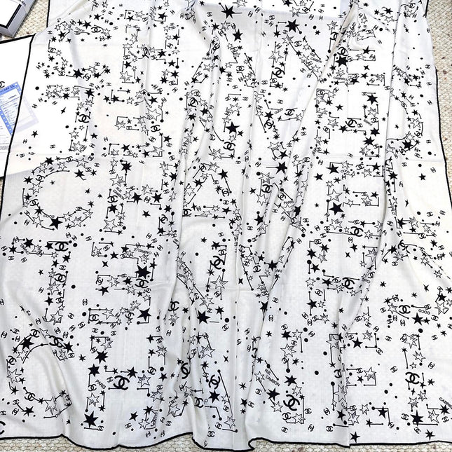 CHANEL 25S SCARF 140 CM IN CASHMERE SILK 943919