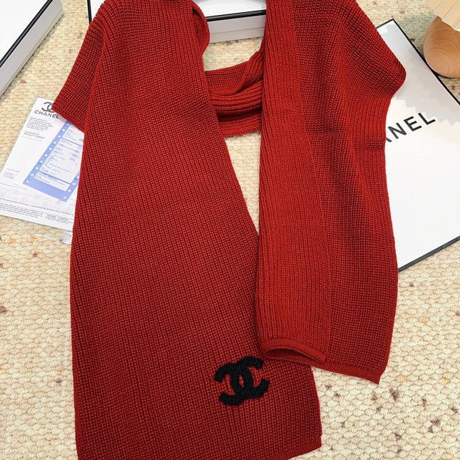 CHANEL 25S SCARF 175 IN WOOL 991921