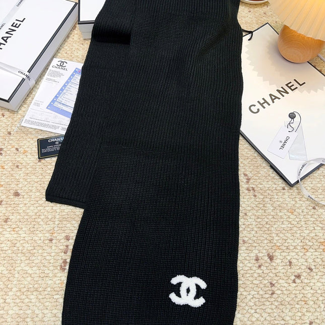 CHANEL 25S SCARF 175 IN WOOL 991922