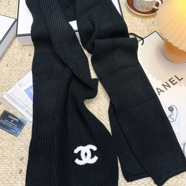 CHANEL 25S SCARF 175 IN WOOL 991922