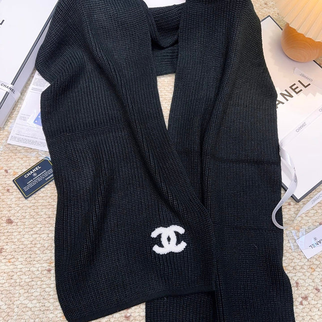 CHANEL 25S SCARF 175 IN WOOL 991922