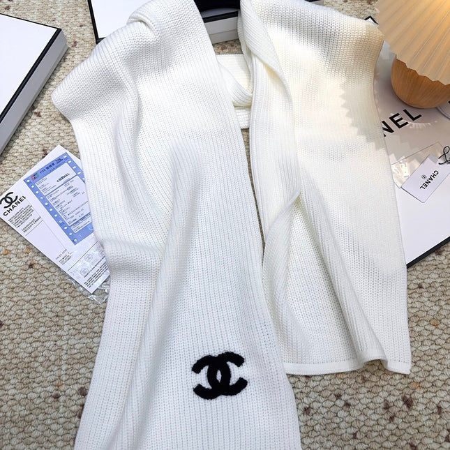 CHANEL 25S SCARF 175 IN WOOL 991923