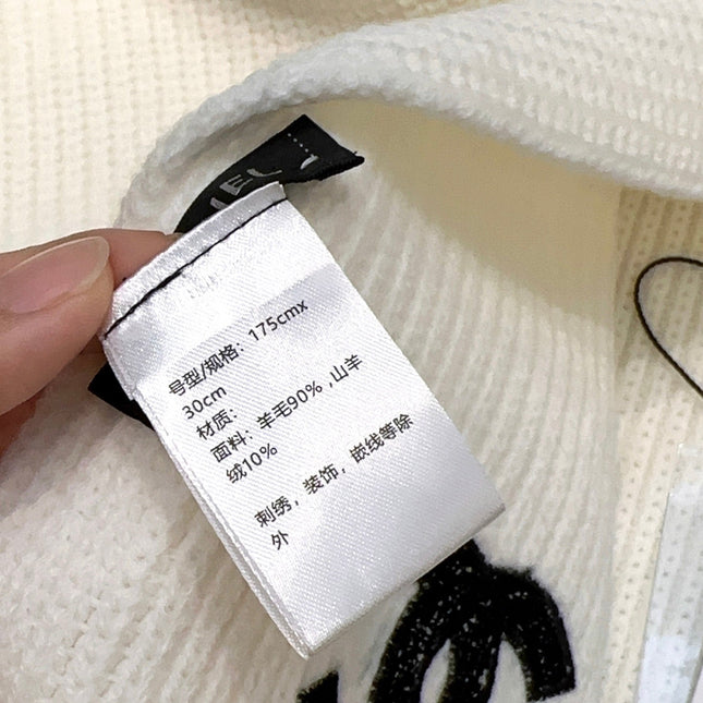 CHANEL 25S SCARF 175 IN WOOL 991923