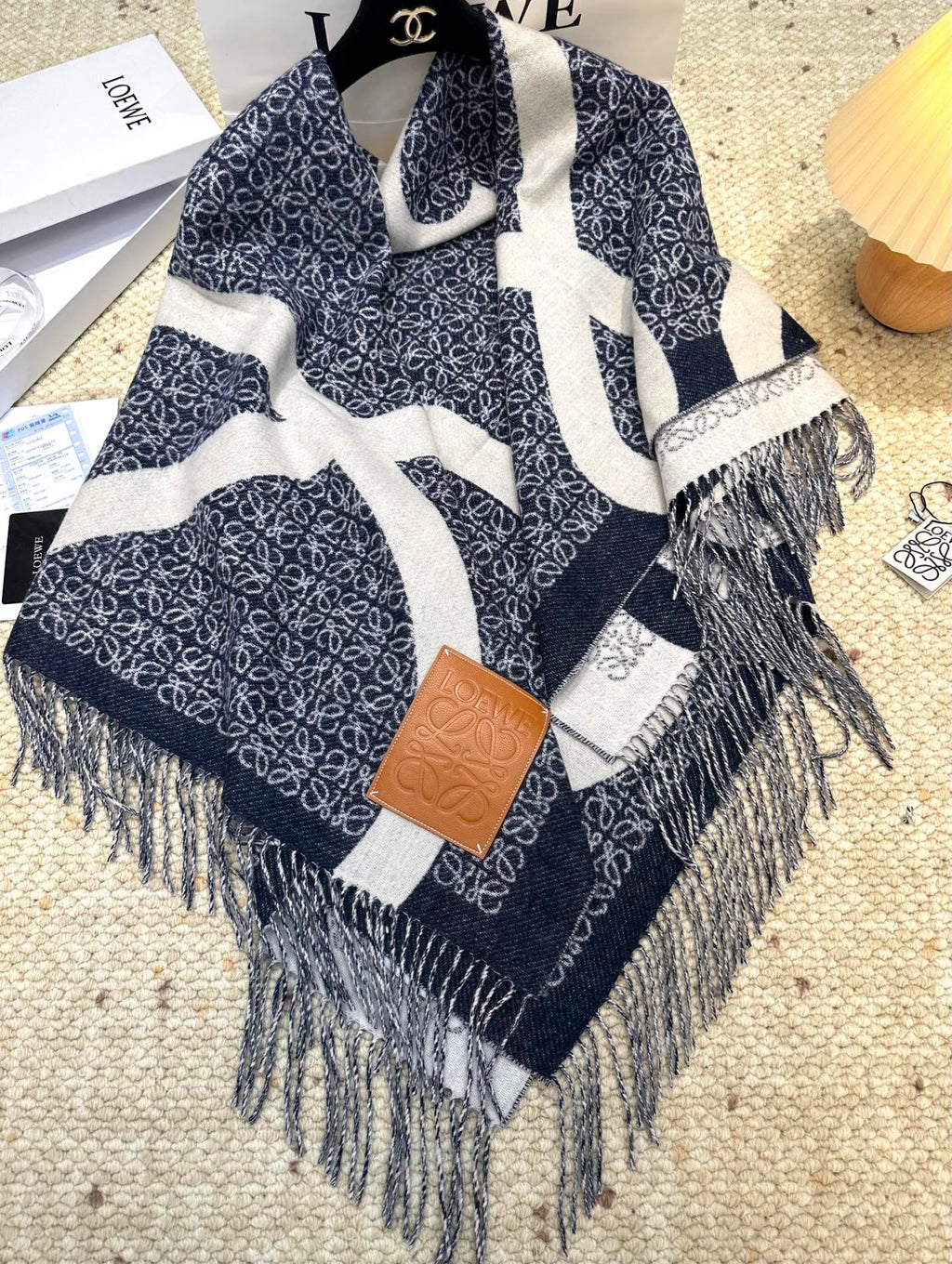 LOEWE 26S SCARF 140 IN CASHMERE 863981