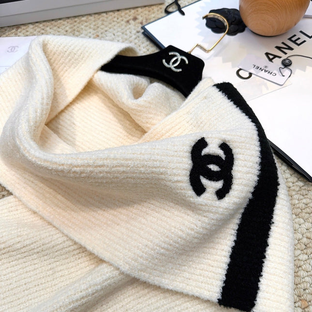 CHANEL 25S SCARF 175 CM IN  WOOL CASHMERE 943160