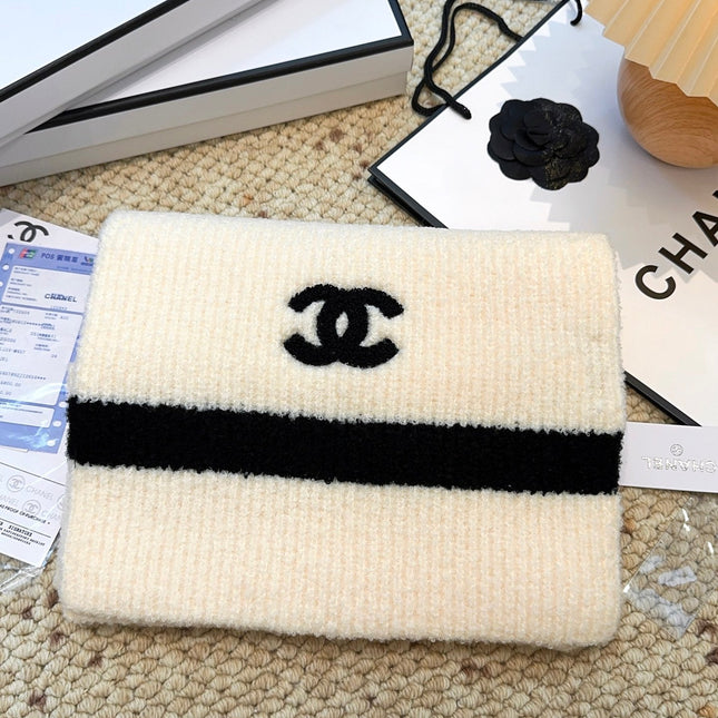 CHANEL 25S SCARF 175 CM IN  WOOL CASHMERE 943160