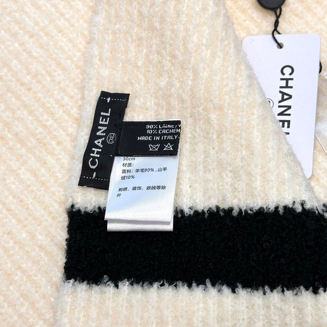 CHANEL 25S SCARF 175 CM IN  WOOL CASHMERE 943160