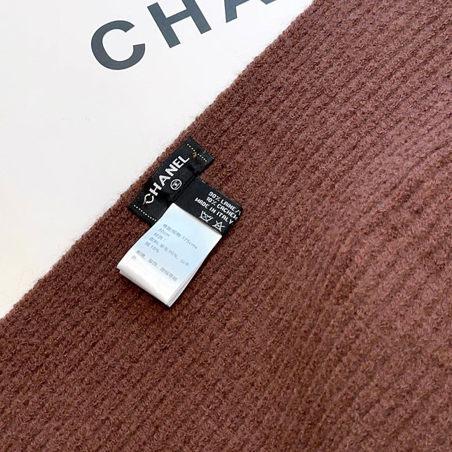 CHANEL 25S SCARF 175 IN CASHMERE 932231