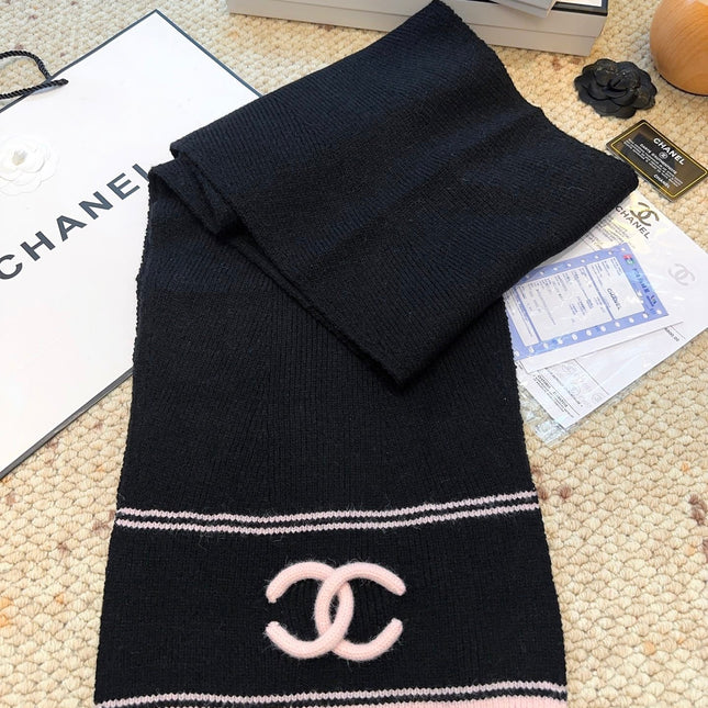 CHANEL 25S SCARF 175 IN CASHMERE 932235