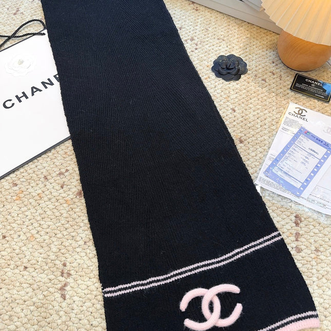 CHANEL 25S SCARF 175 IN CASHMERE 932235