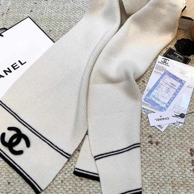 CHANEL 25S SCARF 175 IN CASHMERE 932236