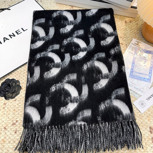 CHANEL 25S SCARF 210 CM IN CASHMERE 943937