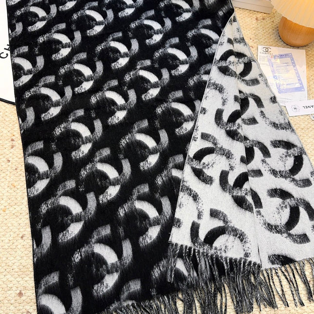 CHANEL 25S SCARF 210 CM IN CASHMERE 943937