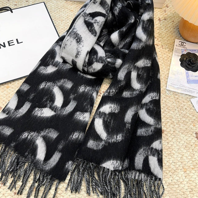 CHANEL 25S SCARF 210 CM IN CASHMERE 943937