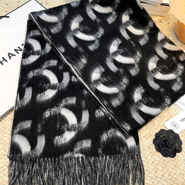 CHANEL 25S SCARF 210 CM IN CASHMERE 943937