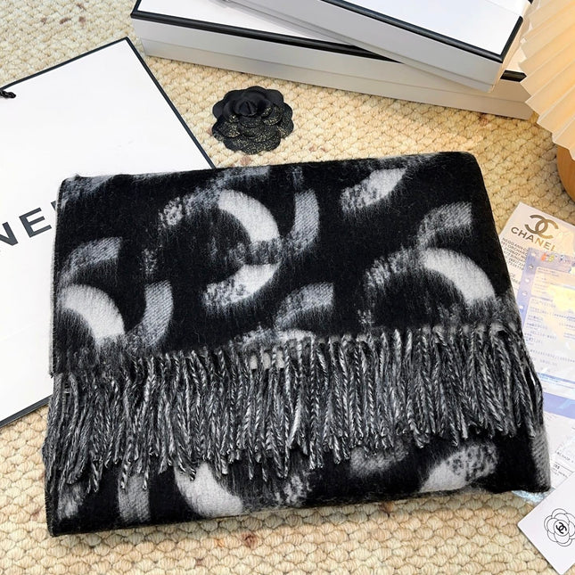 CHANEL 25S SCARF 210 CM IN CASHMERE 943937