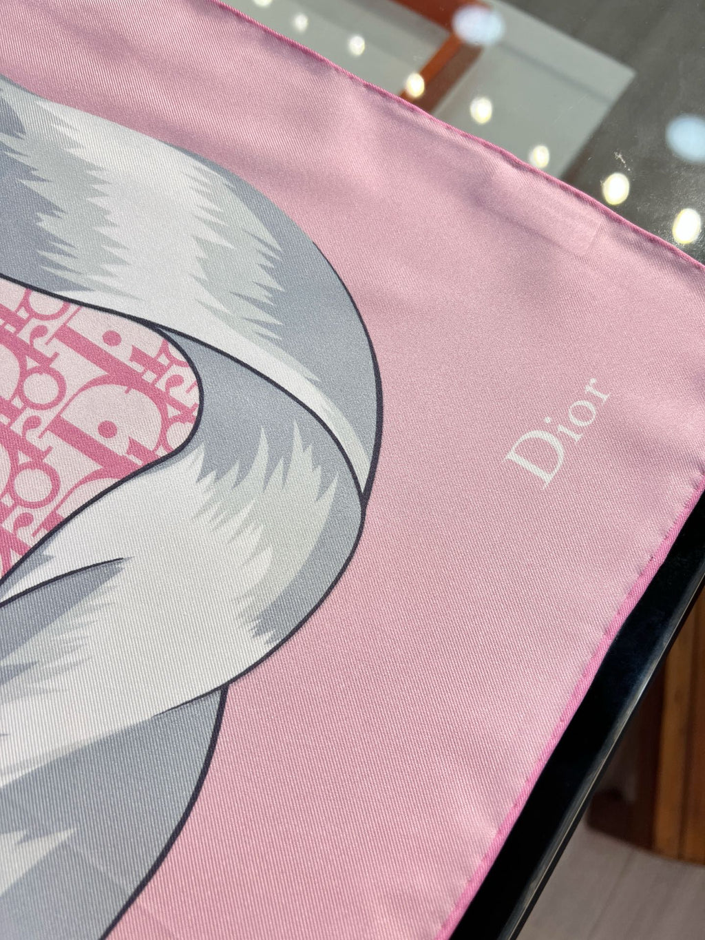 DIOR 26S SCARF 90CM IN SILK 163868