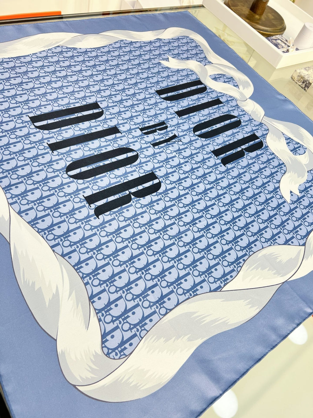 DIOR 26S SCARF 90CM IN SILK 163869