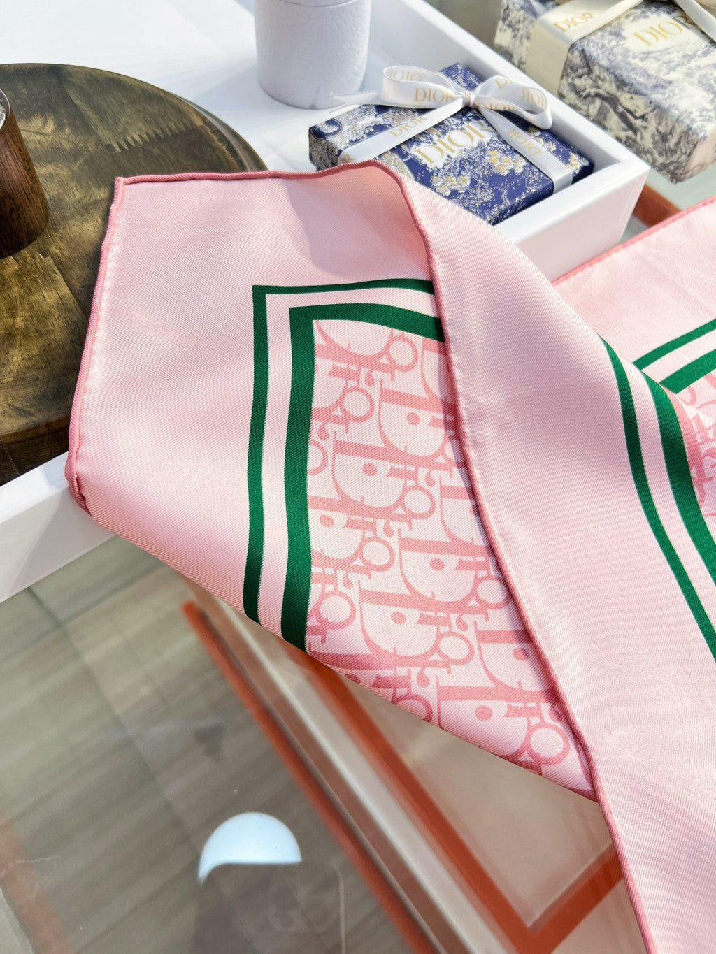DIOR 26S SCARF 90CM IN SILK 163864