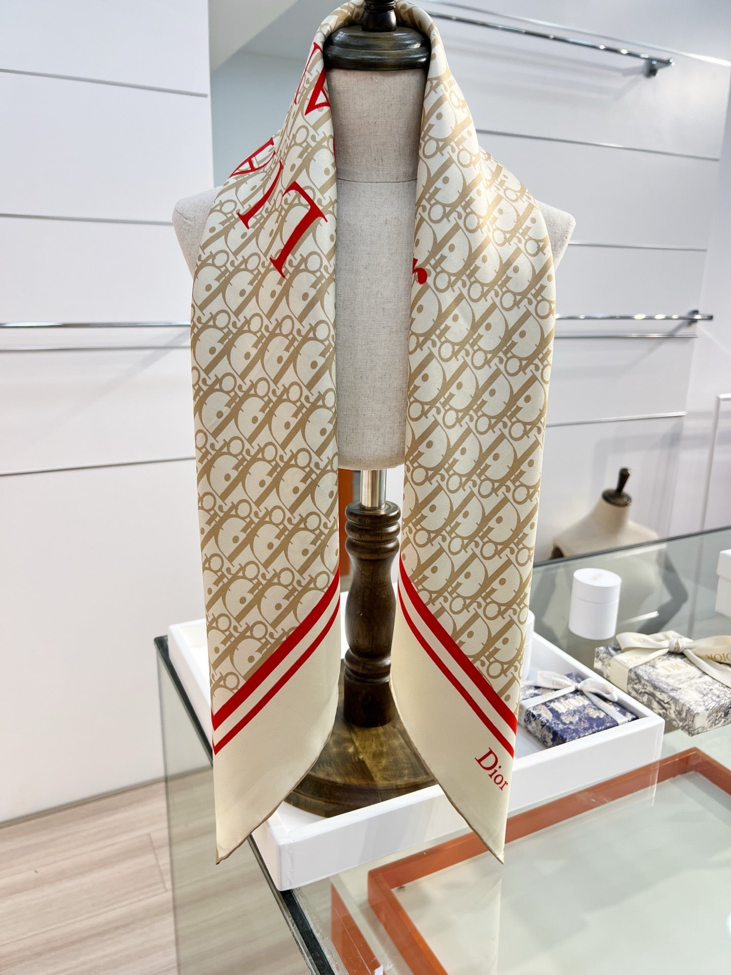 DIOR 26S SCARF 90CM IN SILK 163866