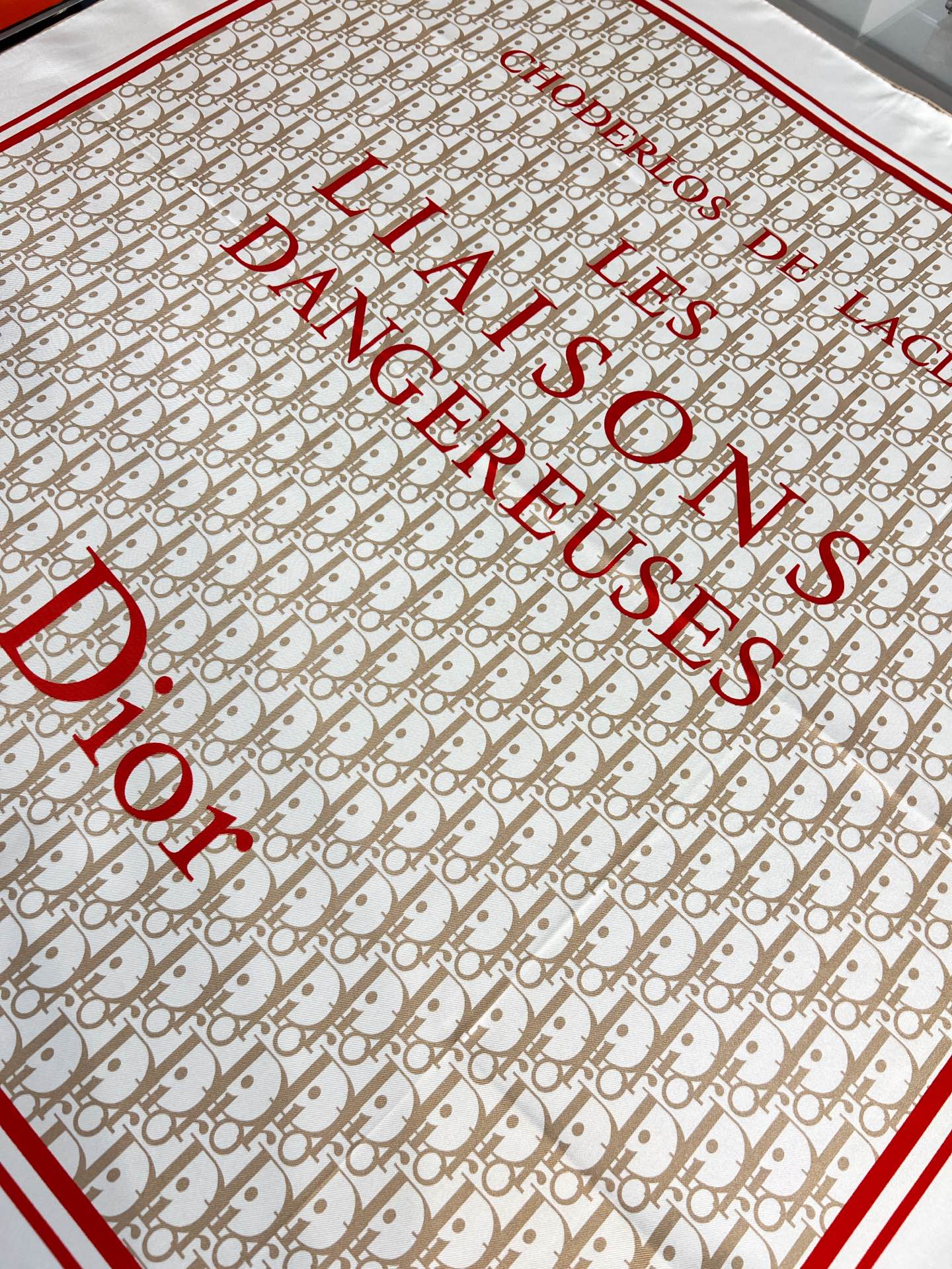 DIOR 26S SCARF 90CM IN SILK 163866