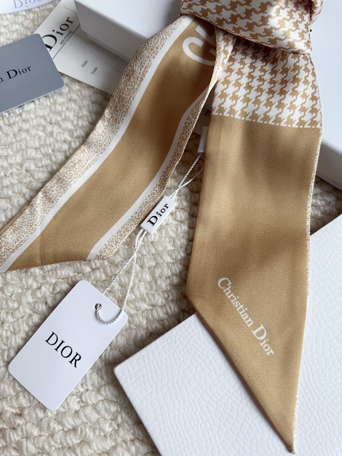 DIOR 26S SCARF 105CM IN SILK 298129