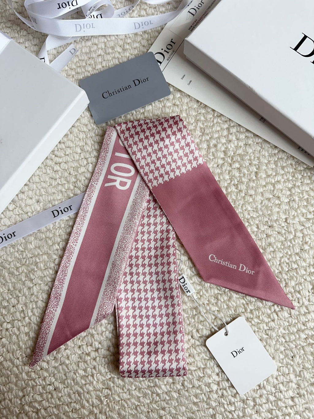 DIOR 26S SCARF 105CM IN SILK 298130
