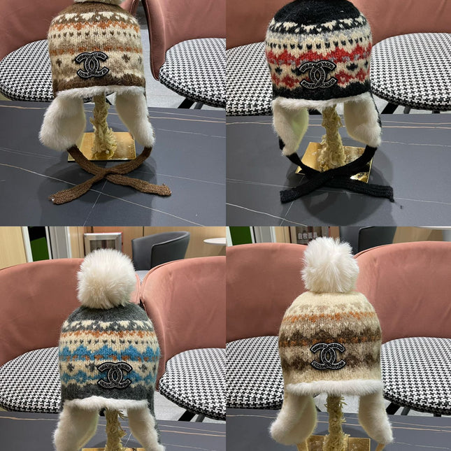 PLUSH WINTER HAT COLORFUL 431204
