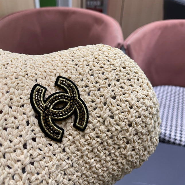 CHANEL 26S RAFFIA BUCKET HAT 335792