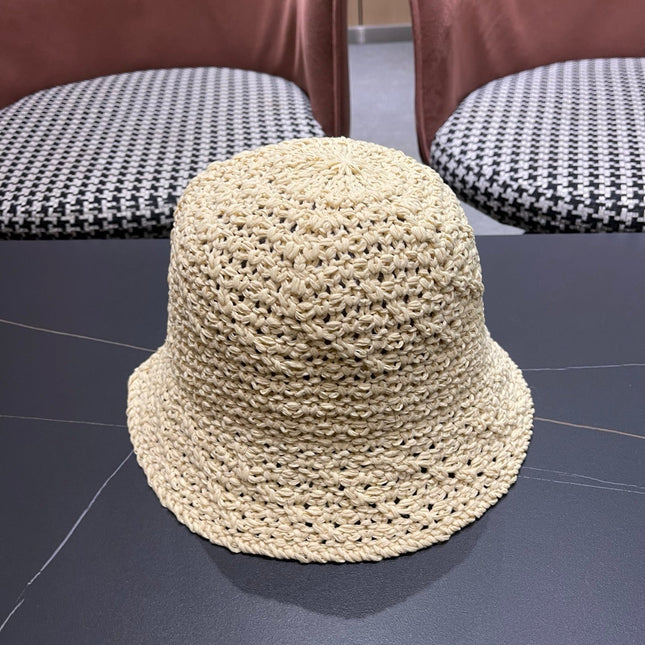 CHANEL 26S RAFFIA BUCKET HAT 335792