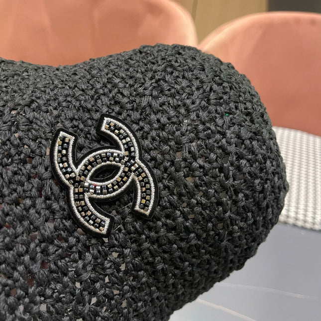 CHANEL 26S RAFFIA BUCKET HAT 335791