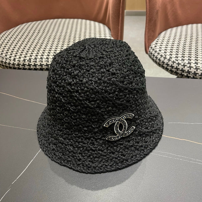 CHANEL 26S RAFFIA BUCKET HAT 335791