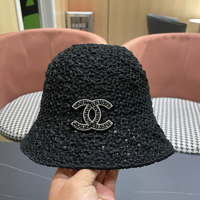 CHANEL 26S RAFFIA BUCKET HAT 335791