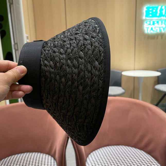 DIOR 26S RAFFIA VISOR HAT STYLE 59