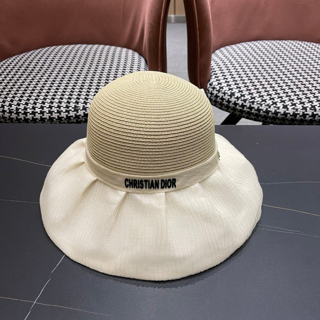 DIOR 26S SILK-BRIM HAT STYLE 73