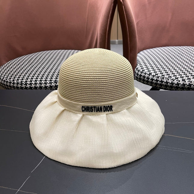 DIOR 26S SILK-BRIM HAT STYLE 73