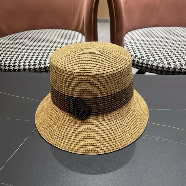 DIOR 26S SHORT BRIM STRAW HAT STYLE 78