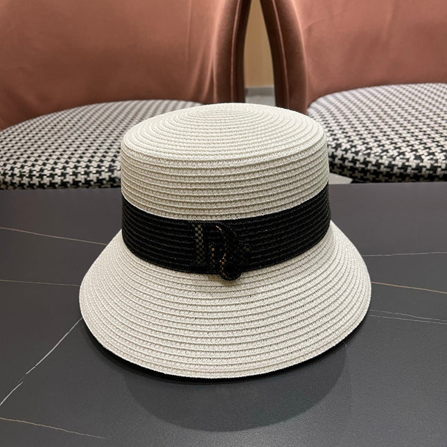 DIOR 26S SHORT BRIM STRAW HAT STYLE 77