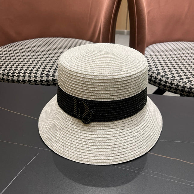 DIOR 26S SHORT BRIM STRAW HAT STYLE 77