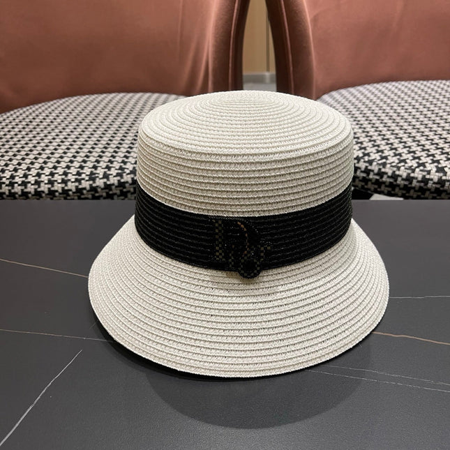 DIOR 26S SHORT BRIM STRAW HAT STYLE 77