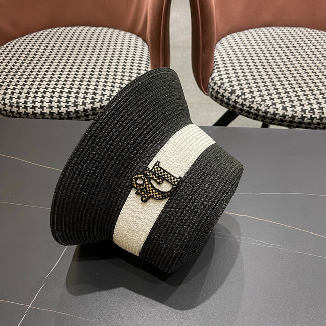DIOR 26S SHORT BRIM STRAW HAT STYLE 76
