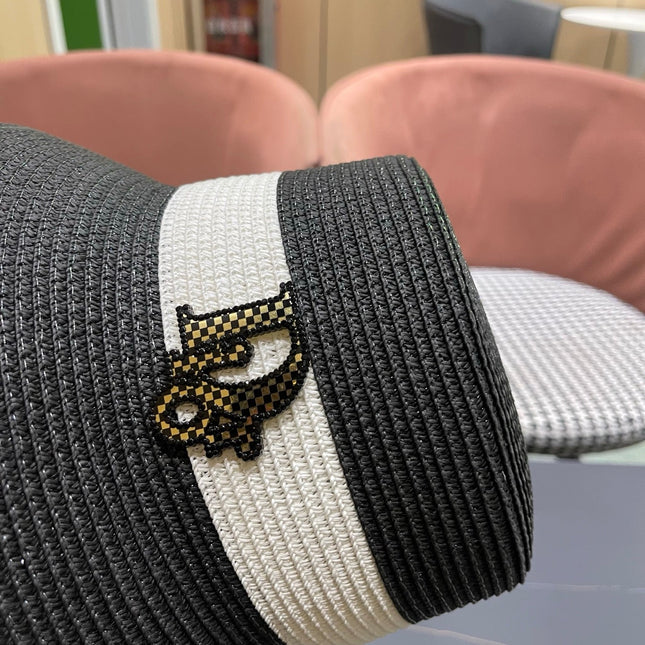 DIOR 26S SHORT BRIM STRAW HAT STYLE 76