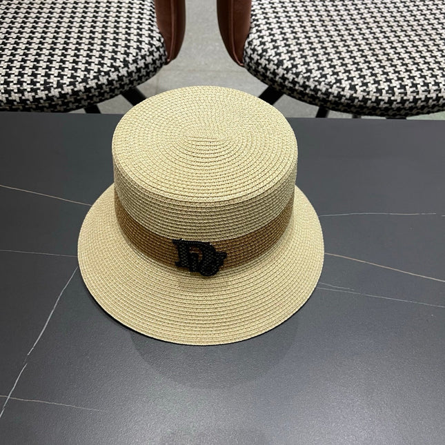 DIOR 26S SHORT BRIM STRAW HAT STYLE 75