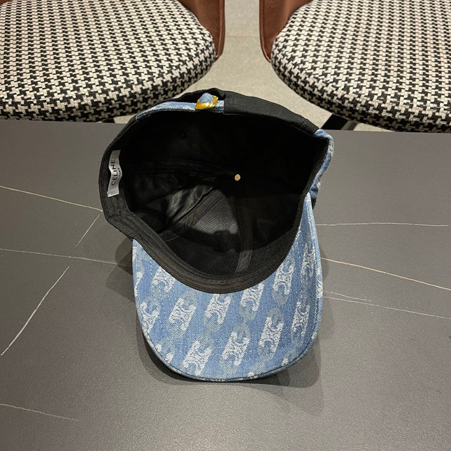 CELINE 26S COLOR-BLOCK BASEBALL CAP STYLE 64