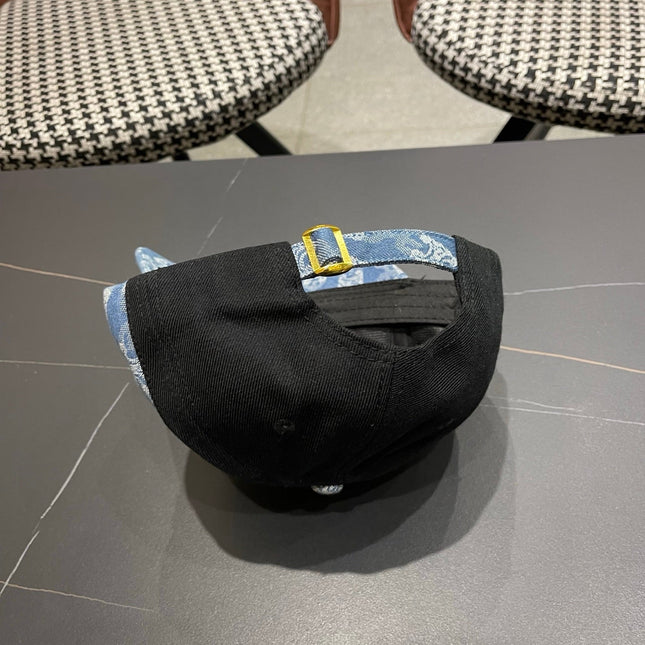CELINE 26S COLOR-BLOCK BASEBALL CAP STYLE 64