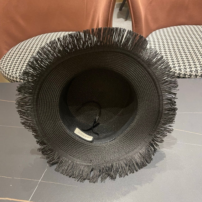 GUCCI 26S WIDE-BRIMMED STRAW HAT STYLE 69
