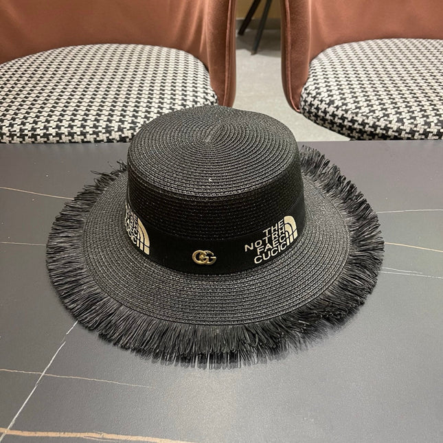 GUCCI 26S WIDE-BRIMMED STRAW HAT STYLE 69